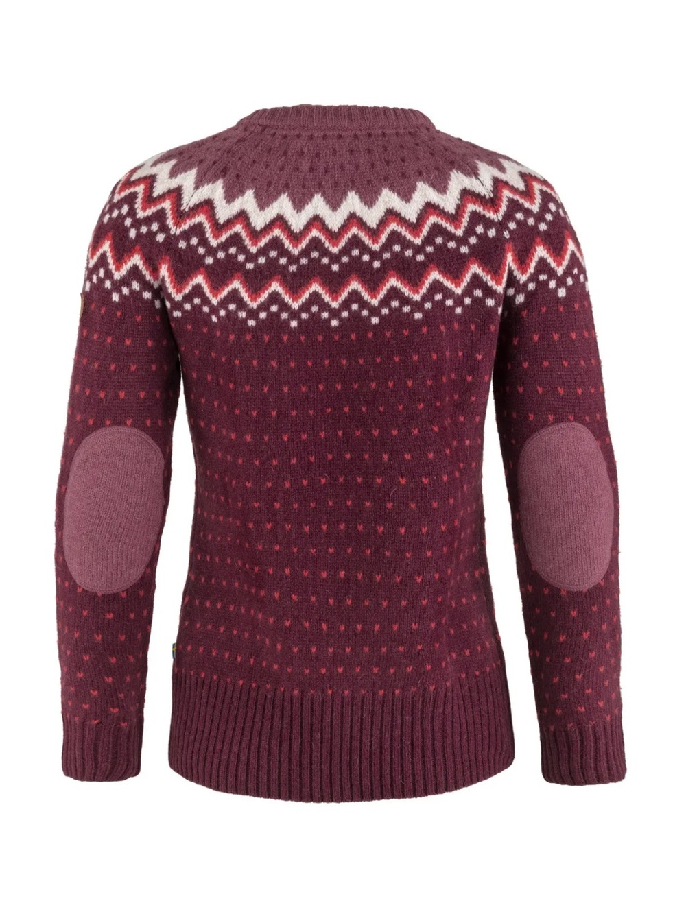 NEW🦊Fjällräven Övik Knit Sweater Dark Garnet $185 100% wool - Picture 2 of 6